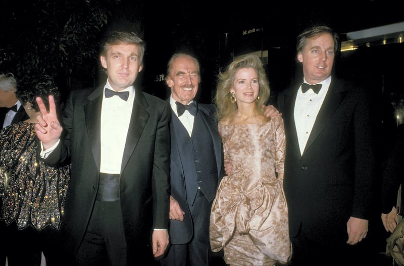 Donald Trump, Fred Trump, Blaine Trump and Robert Trump (Photo by Ron Galella/Ron Galella Collection via Getty Images)