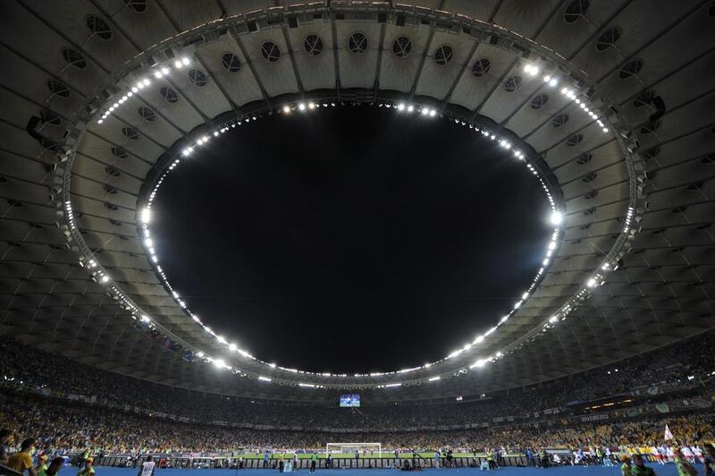 The Kiev Olympic Stadium. Genya Savilov / AFP