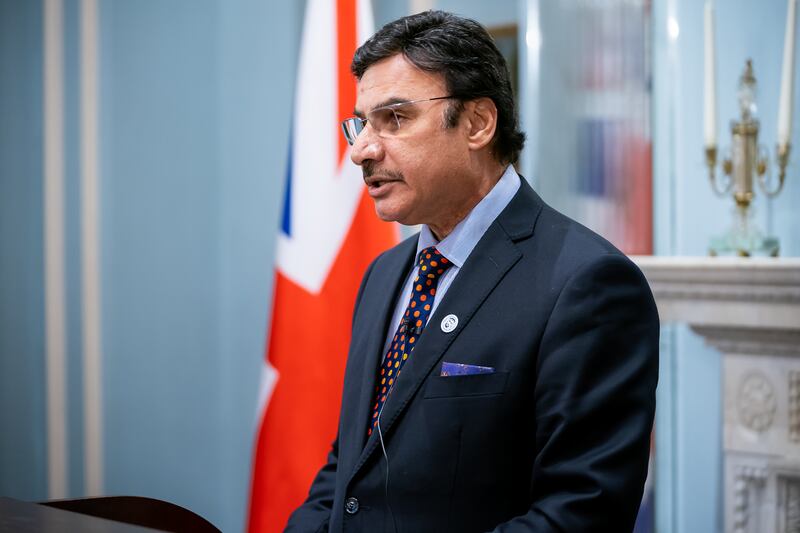 H.H. Sheikh Abdullah bin Zayed Al Nahyan, Minister of Foreign Affairs and International Cooperation, has attended the inauguration ceremony of a new friendship society between the UAE and the UK, "UAE-UK Friendship Society" as part of his current state visit to the UK. Courtesy MOFAAIC