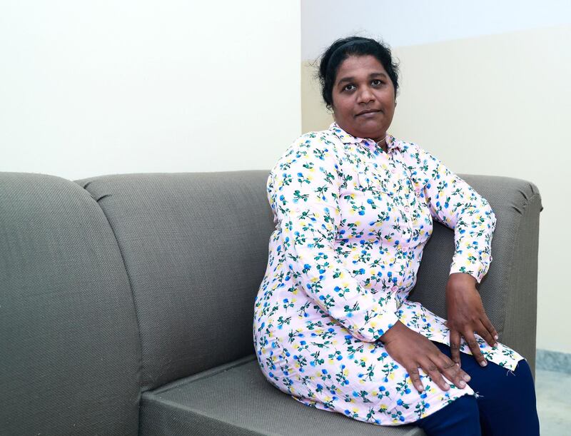 Dubai, U.A.E., October 23, 2018.  Renuka Sanjeewani , Sri Lankan who got duped by an employer agent.
Victor Besa / The National
Section:  NA
Reporter:  Ramola Talwar