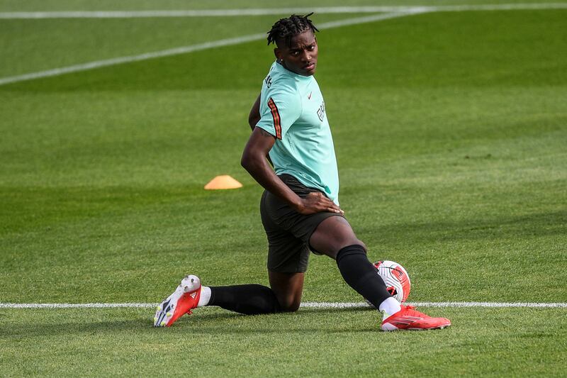 Portugal forward Rafael Leao. AFP