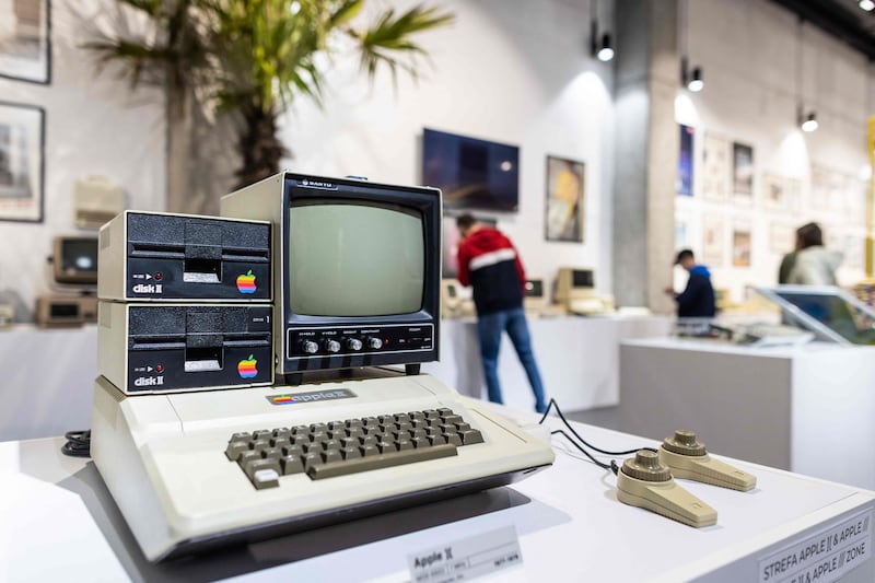 The Apple II, which predates the Mac, was a successful product for the tech company. AFP