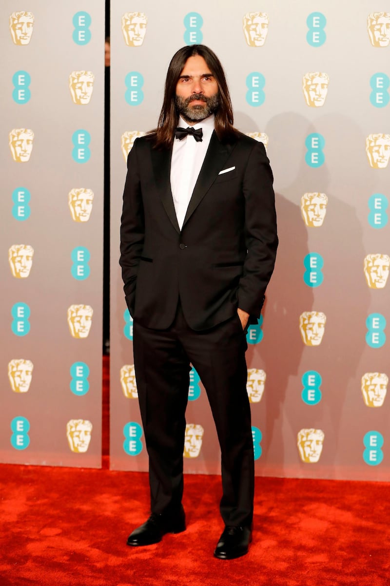 Khaled Mouzanar at the 2019 Bafta Awards ceremony at the Royal Albert Hall in London, on February 10, 2019. AFP