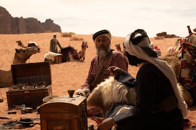 Within Sand tells the story of a 23-year-old tobacco merchant stranded in the desert after being robbed by thieves. Photo: Neom