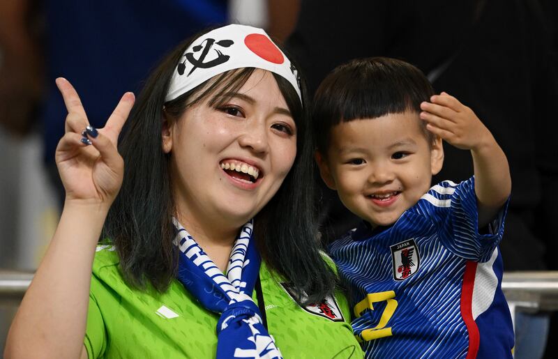 Supporters of all ages are attending the game. Getty Images