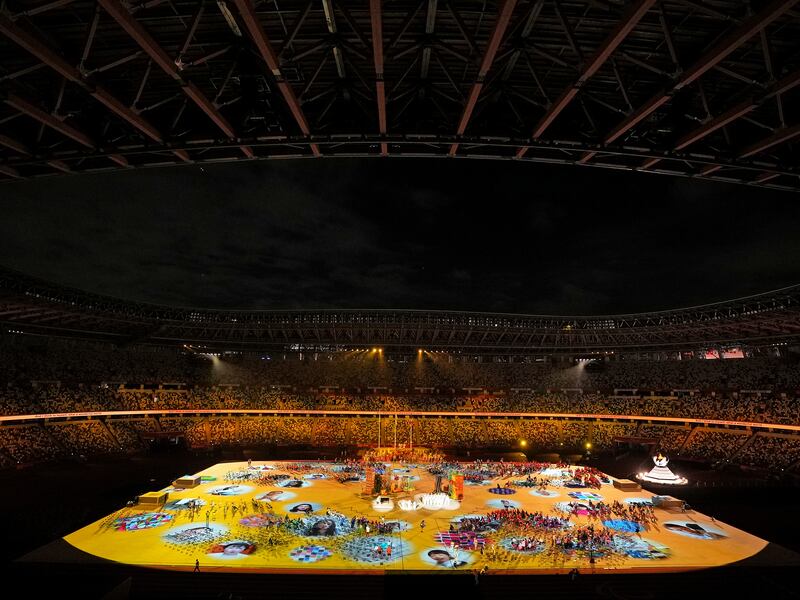 The closing ceremony in Tokyo. Getty