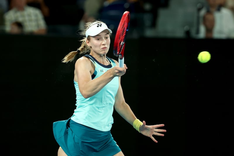 World No 5 Elena Rybakina has been a frequent visitor to tournaments in the UAE. Getty Images