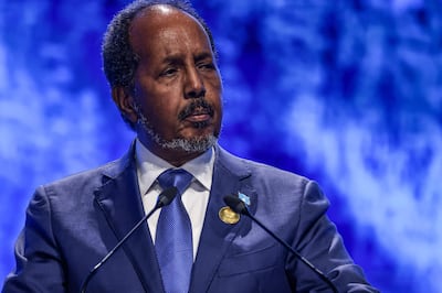 Somalia's President Hassan Sheikh Mohamud has outlined a multi-pronged strategy to counter Al Shabab that includes countering the group's hardline ideology. AFP