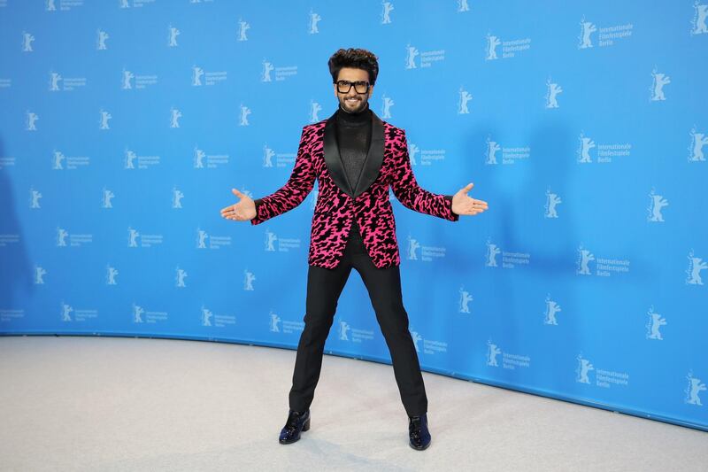 BERLIN, GERMANY - FEBRUARY 09: Ranveer Singh poses at the "Gully Boy" photocall during the 69th Berlinale International Film Festival Berlin at Grand Hyatt Hotel on February 09, 2019 in Berlin, Germany. (Photo by Andreas Rentz/Getty Images)