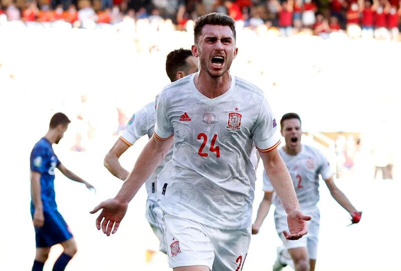 Aymeric Laporte: 7 - Scored his first goal for his new country and looked delighted. Happy as a central defender alongside his former City teammates Garcia in a 4-3-3 formation. He’ll face much tougher tests. Reuters