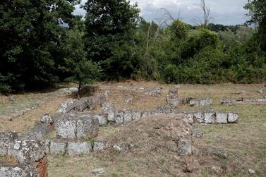 The remains of the ancient Roman city of Falerii Novi, which is mostly buried underground, that has been mapped using ground-penetrating radar technology. Reuters