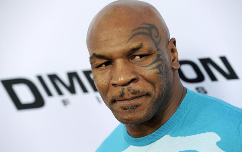 Mike Tyson will bring his stage show to Dubai in November. Chris Pizzello / Invision / AP, file