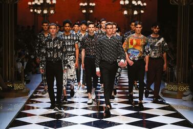 Dolce & Gabbana has said it will not present a show at Milan Men's Fashion Week. Courtesy Dolce & Gabbana