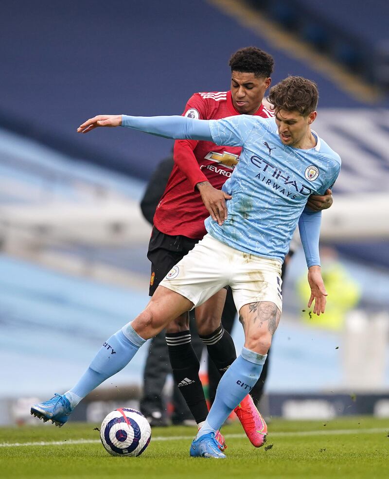 John Stones - 7: A good display from the centre-half, who went about his business quietly and effectively. Popped up in the penalty area with a header that flew over late on as he looked to get side back into game. Getty