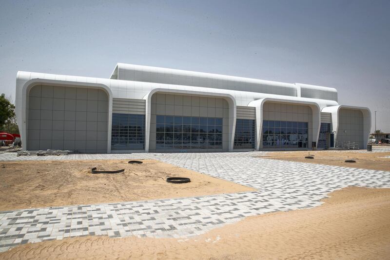 ABU DHABI, UNITED ARAB EMIRATES. 09 SEPTEMBER 2020. Exclusive tour of the new, soon to be opened,  satellite assembly facility at NSSTC, UAE University in Al Ain. (Photo: Antonie Robertson/The National) Journalist: Sarwat Nasir. Section: National.