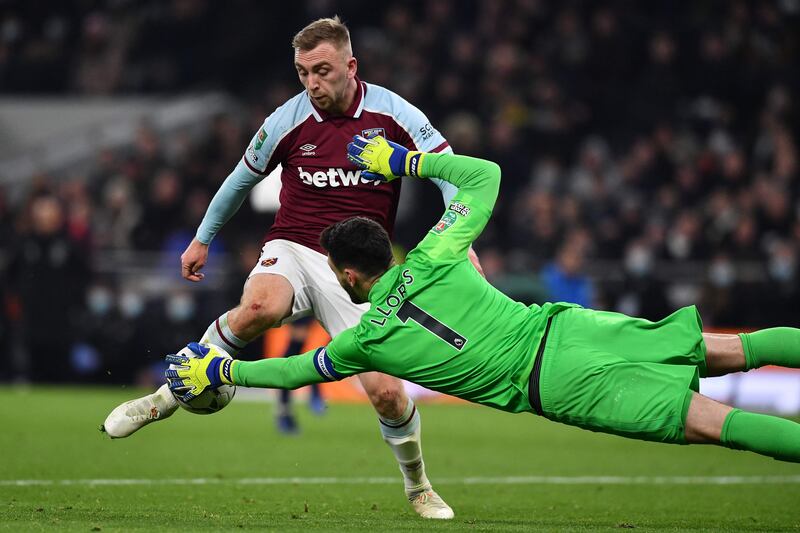 Jarrod Bowen 8 – The in-form forward was a constant threat to the Spurs defence. A clever control, turn and finish saw him equalise for the Hammers. AFP