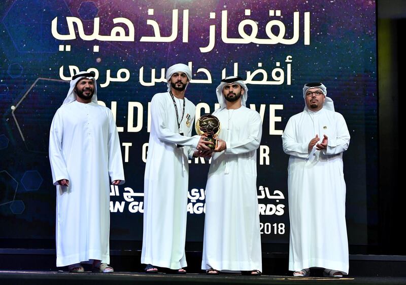 3 - Sharjah goalkeeper Adel Al Hosani wins the award for best goalkeeper. He was also included in the AGL team of the season.