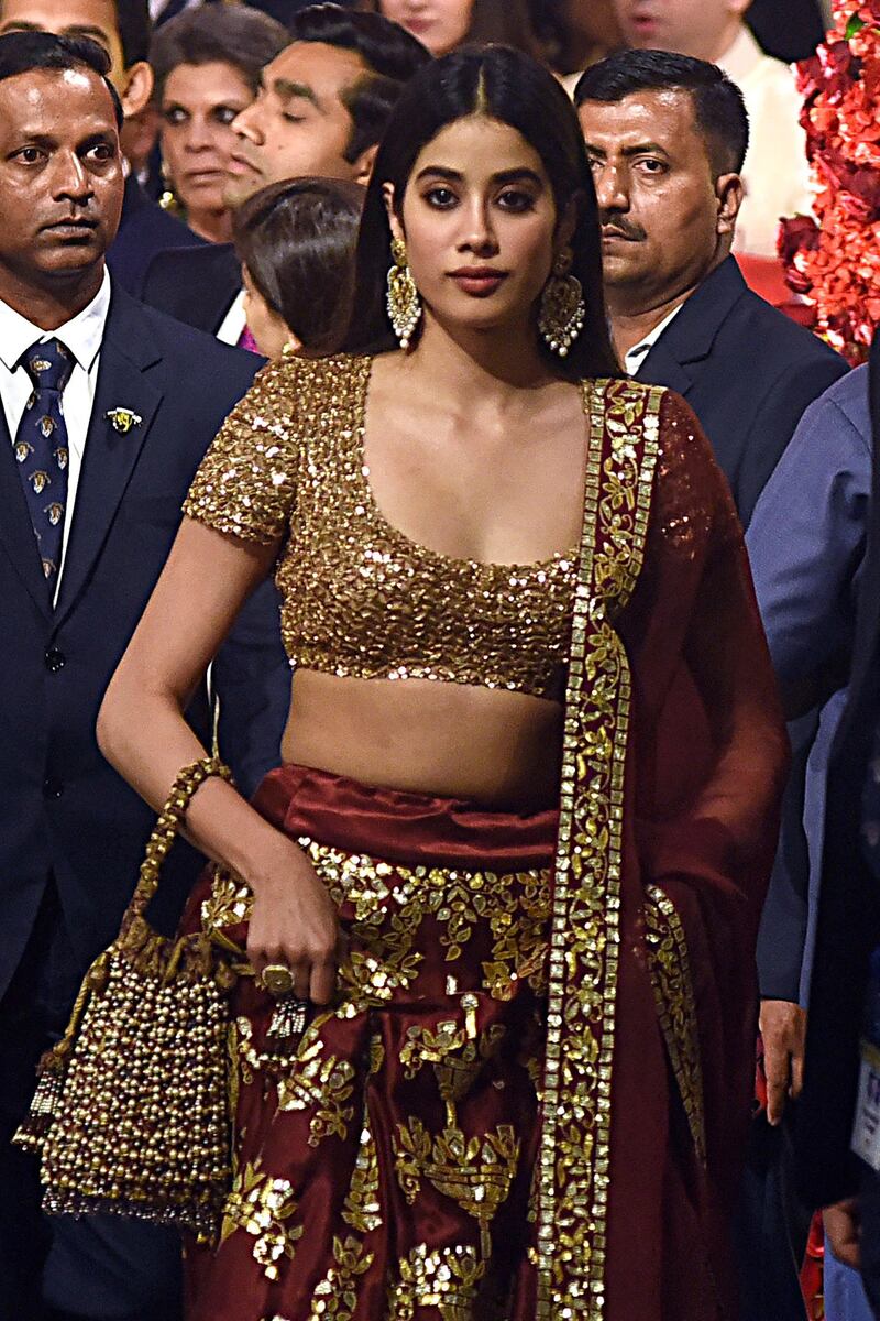 Bollywood actress Janhavi Kapoor attends. AFP