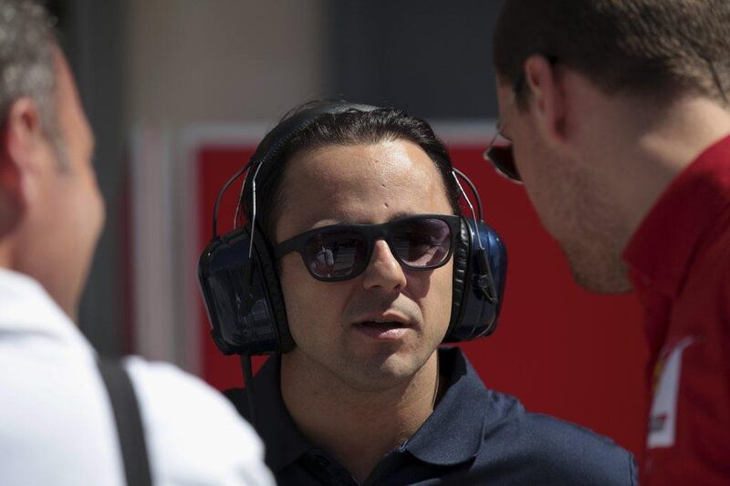 Felipe Massa, centre, has joined Williams from Ferrari for the 2014 season. Hasan Jamali / AP 