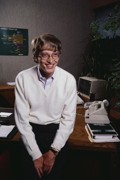 Microsoft CEO Bill Gates (Photo by Â© Doug Wilson/CORBIS/Corbis via Getty Images)