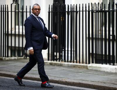 Former Middle East minister James Cleverly was re-appointed foreign secretary. Reuters 