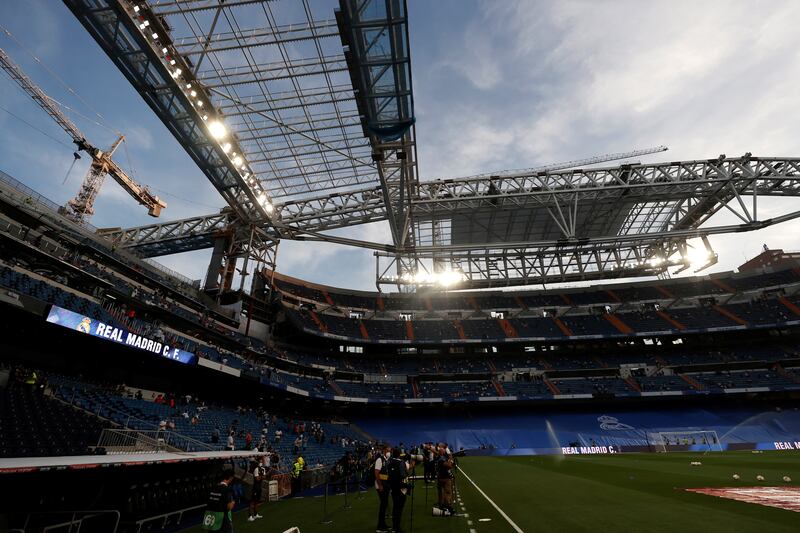 Real Madrid are set to host Real Betis at the Santiago Bernabeu on Saturday. EPA