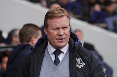 Ronald Koeman has been given a huge budget as Everton manager. Eddie Keogh / Reuters