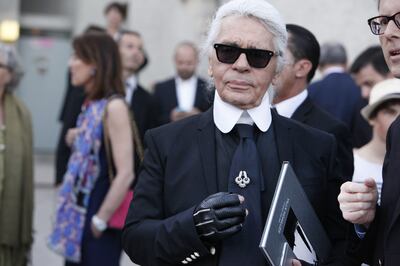 German designer Karl Lagerfeld once said: 'Sweatpants are a sign of defeat. You lost control of your life, so you bought some sweatpants.' Getty Images 
