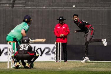 UAE v Ireland cricket match. Courtesy Abu Dhabi Cricket