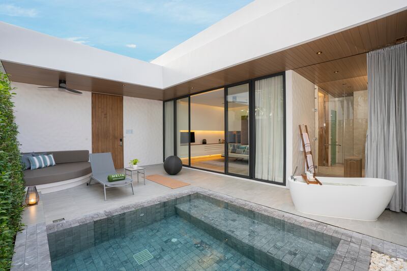 Melia Phuket Mai Khao offers large suites and villas. Photo: Melia