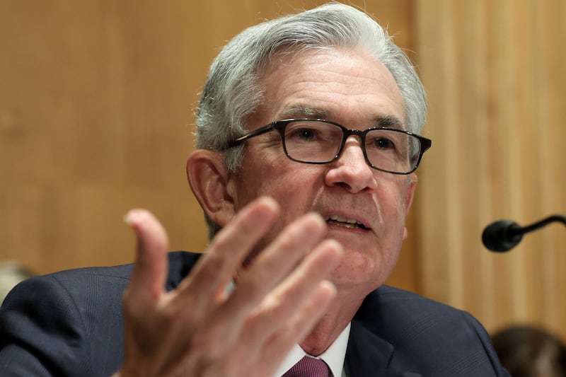 Federal Reserve Board Chairman Jerome Powell says bitcoin and other cryptocurrencies have 'completely failed' to become a common means of payment.  Win McNamee / Getty Images / AFP