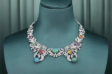 A necklace from the Hortus Deliciarum line, Gucci's first ever high jewellery collection