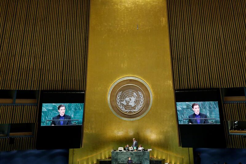 Serbia's Prime Minister Ana Brnabic. REUTERS