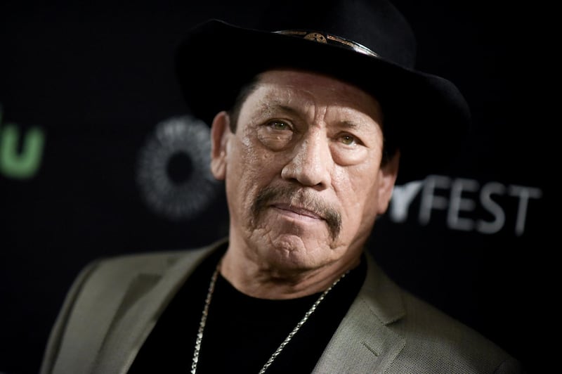 FILE - In this Sept. 9, 2016 file photo, Danny Trejo attends the "From Dusk till Dawn: The Series" screening and panel discussion at the 2016 PaleyFest Fall TV Previews in Beverly Hills, Calif. Trejo played a real-life hero Wednesday, Aug. 7, 2019, when he helped rescue a baby trapped in an overturned car after a collision at a Los Angeles intersection. Trejo says he crawled into the wrecked vehicle from one side and, with the help of another bystander, a young woman, they pulled the baby safely from the wreckage. Trejo, an L.A. native, is best known for playing the character Machete from the "Spy Kids" series. (Photo by Richard Shotwell/Invision/AP, File)