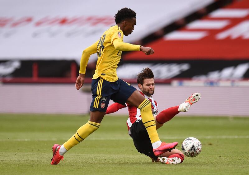 Joe Willock: Covered plenty of ground after suffering a head collision with Oliver McBurnie midway through the first half. Reuters