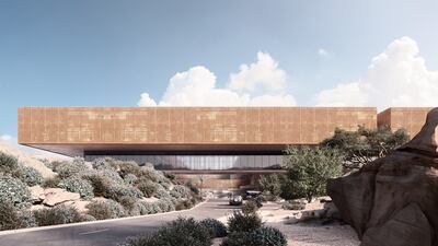 The designs for AlUla International Airport Terminal have been revealed. Photo: Royal Commission for AlUla