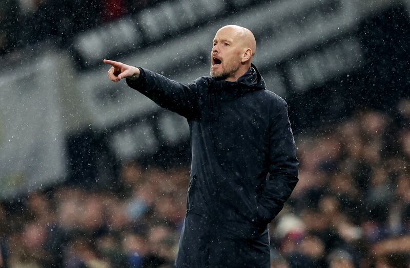 Erik ten Hag was impressed with what he saw from his players in a 2-0 win over Leeds United in Norway. AFP