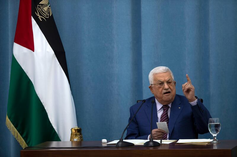 Palestinian President Mahmoud Abbas. Photo: AP