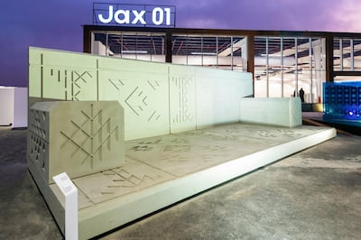 An art installation at Jax creative district in Ad-Diriyah. Courtesy Saudi Arabia Ministry of Culture