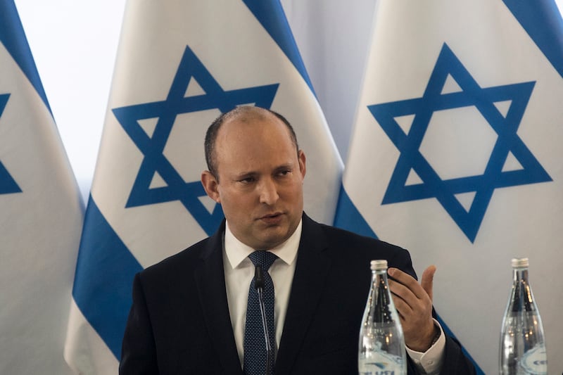Prime Minister Naftali Bennett said Israel intends to double the amount of settlers living in the Golan Heights. AP