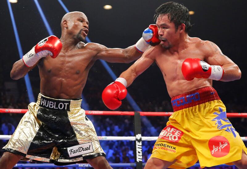 Floyd Mayweather enjoyed a 50-0 professional record. Reuters