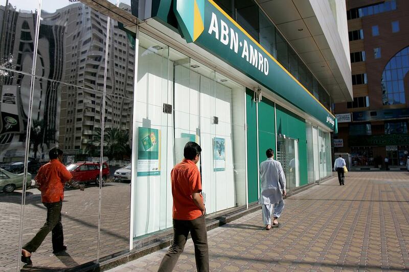 Abn Amro’s internal probe last year led to six Dubai-based employees resigning. Philip Cheung / The National