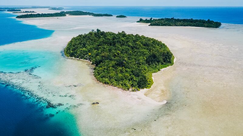 The atoll features more than 100 uninhabited tropical islands fringed by 150km of white sand beaches. Photo: Sotheby's Concierge Auctions