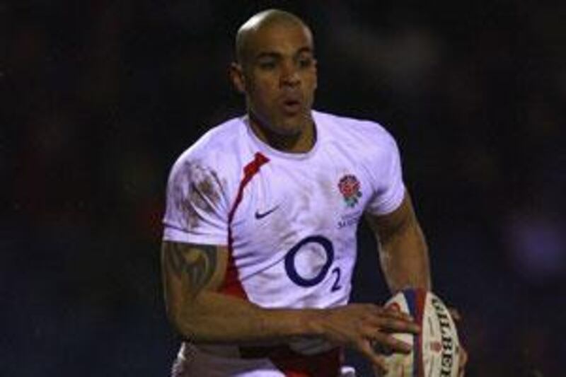 Tom Varndell during the friendly between England Saxons and Portugal at Edgeley Park in January.