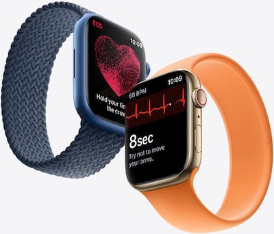 Apple Watch Series 7 features new bands. Courtesy Apple