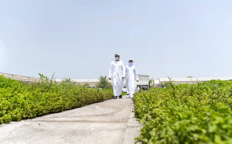 He met with agricultural entrepreneurs who are 'pioneering sustainable and resilient farming practices'. Image: Twitter