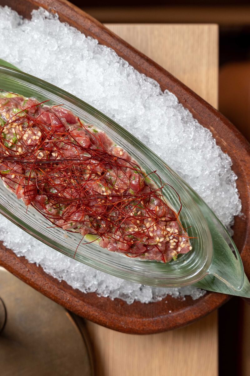 The tuna avocado tartare is salty, rich and bursting with citrus flavours.