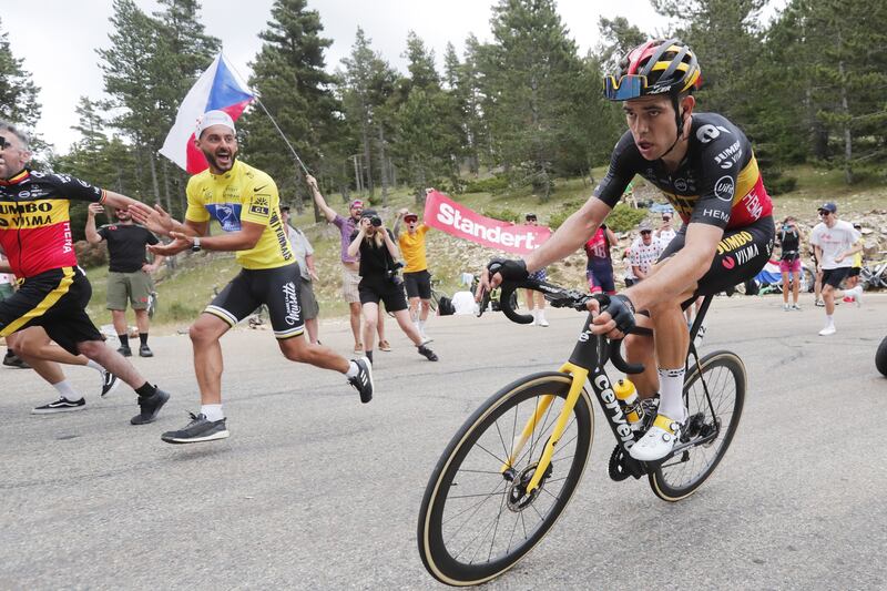 Belgian rider Wout Van Aert during Stage 11.