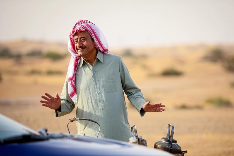 Saudi comedian and actor Nasser Al Qasabi in 'Mamnou’ Al Tajawol'. MBC Shahid