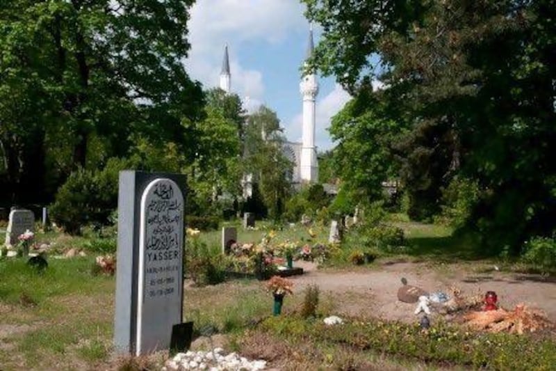 Muslim cemetery at Columbiadamm in Berlin, one of two working Muslim cemeteries in the German capital.